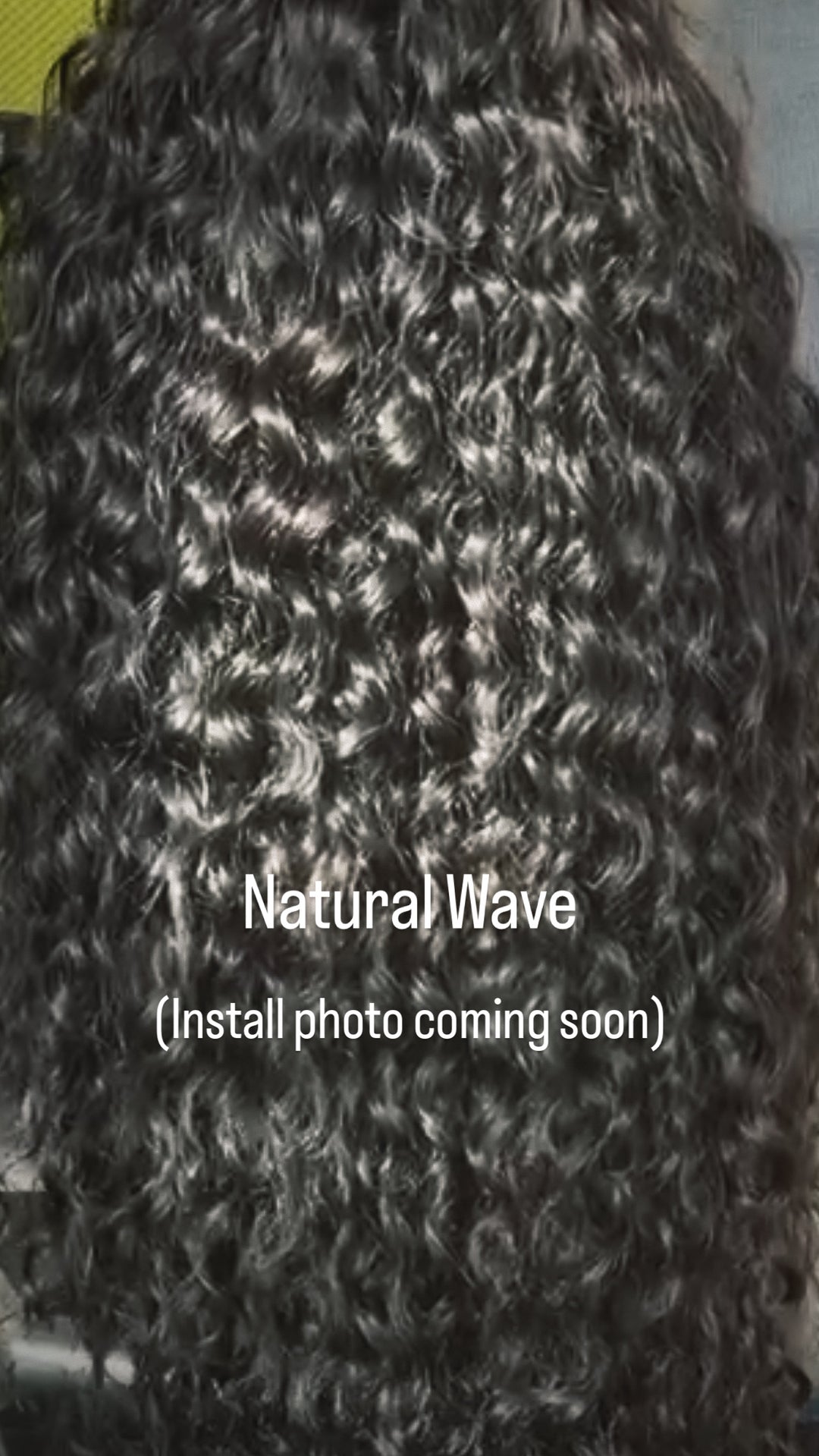 Flip-Over Half Wig