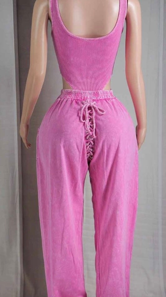 2-Piece Drawstring Jogger Set