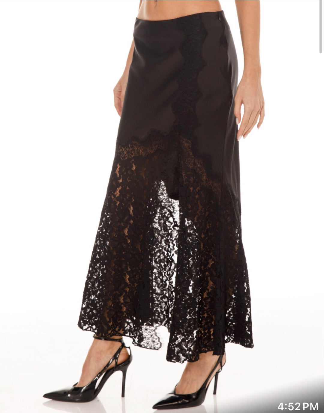 Silk Lace Skirt