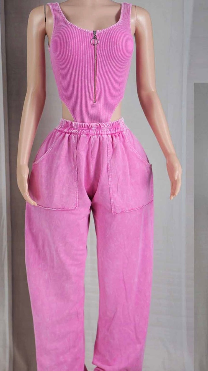 2-Piece Drawstring Jogger Set