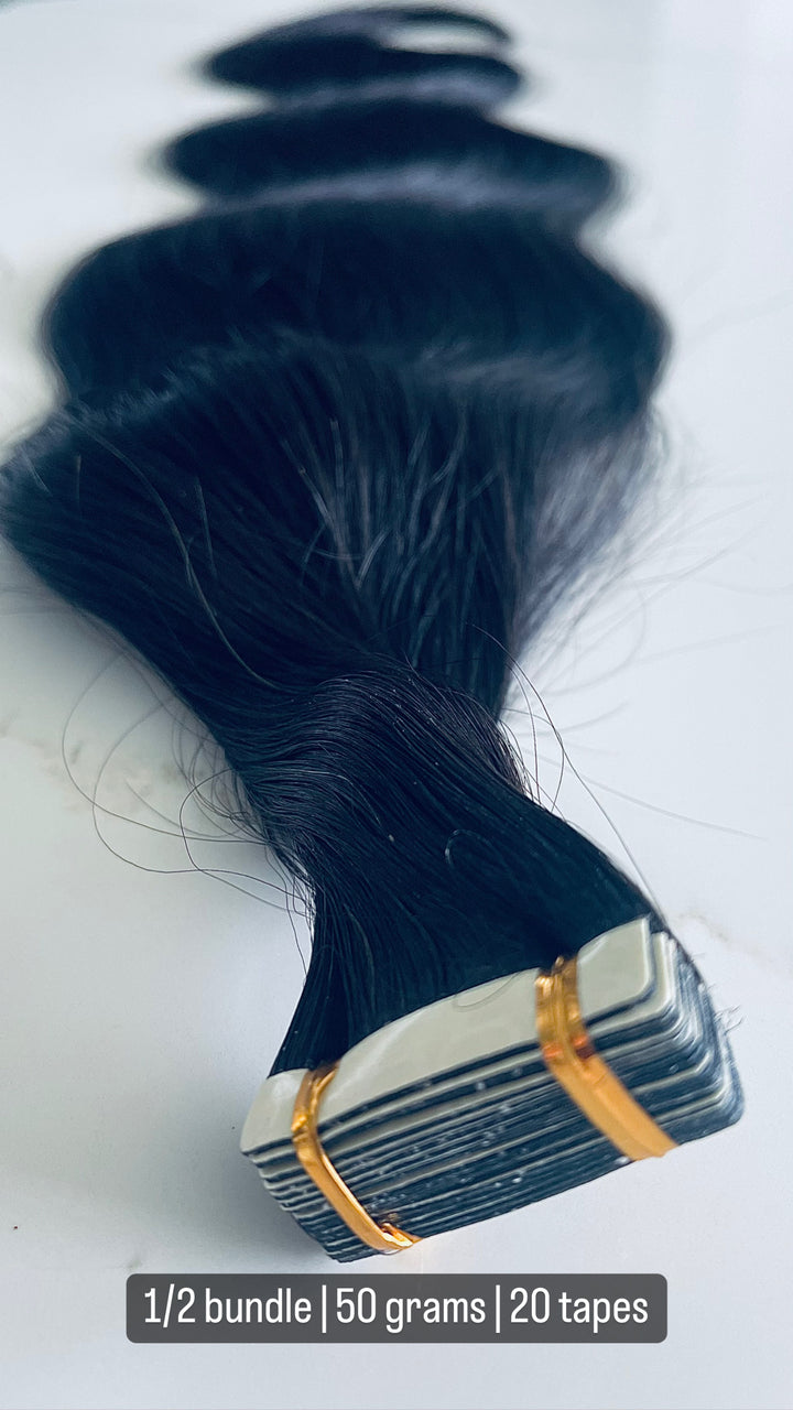 Tape-Ins Bodywave natural color